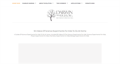 Desktop Screenshot of darwinwasright.org